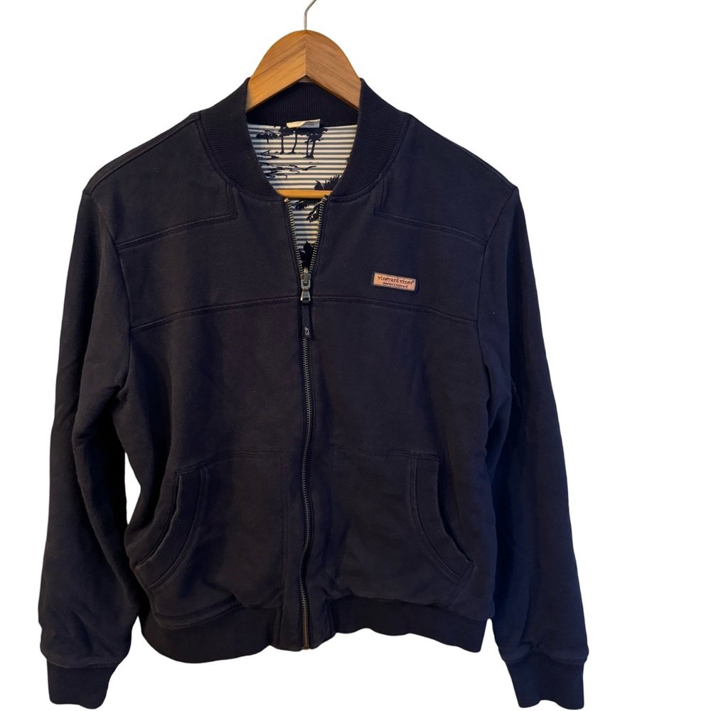 Vineyard Vines Reversible Zip Up